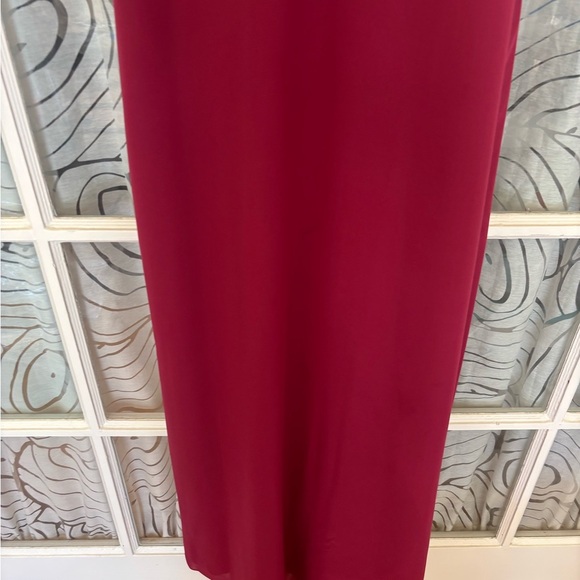 Azazie raspberry red bridesmaid sleeveless maxi dress - Picture 4 of 12